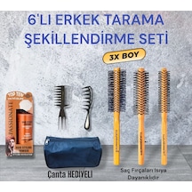 Elsa 6'lı Profesyonel Erkek Tarama Şekillendirme Seti Çanta Hediyeli