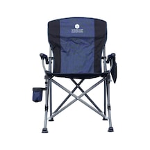 Windcamp Katlanır Kamp Sandalyesi Lux Mavi - Siyah