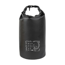 Teltree 10l Siyah Pvc Su Geçirmez Çanta - Kamp, Dalış, Kayak İçin Kuru Saklama Torbası Siyah