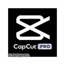 Capcut Pro - 3 Aylık Abonelik Hesabı Kişiye Özel
