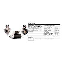 Marş Motoru 10 Diş 12v Vw Transporter 2.4/2.5 Bosch Tip 1 Ad