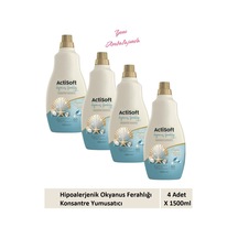Hipoalerjenik Okyanus Ferahlığı Konsantre Çamaşır Yumuşatıcı 1500 Ml X 4 Adet 4'lü Set