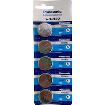 Panasonic Cr2450 Lityum 3v Düğme Pil 5 Li Kartela 5 Adet
