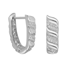 Dalga Zirkon Küpe 717049 Silver Gümüş
