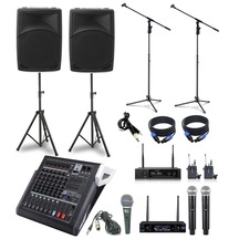 Mixer Hoparlör Mikrofon Anfi Hoparlör Seti -okul Tören Seti 5