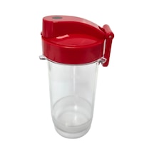 English Home Kbl 3010 Shake Away Smoothie Blender İçin 400ml Hazne Kırmızı Kapaklı