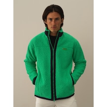 Yeşil Formunu Koruyan Regular Fit Mont 195057