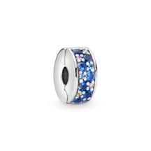 Mavi Pavé Klipsli Charm