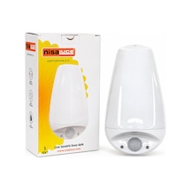 E27 - Ip20 Soft 0,4w - 50w Çınar Sensörlü Led Aplik Duvar Lambası E2003-2 5705 Çok Renkli