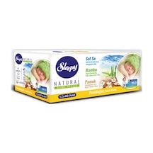 Sleepy Natural Ultra Hassas Yenidoğan Islak Pamuklu Havlu 12 X 40'Lı