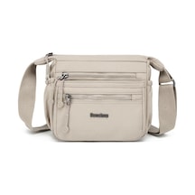 Smart Bags Ripstop Kumaş Kadın Postacı Çantası 21k Barcelona 3350 A.bej