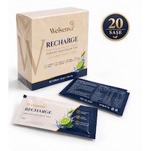 Welsensa Recharge 20 Saşe Elektrolit İçeren İçecek Tozu Doğal Limon & Citrus Aromalı 1 Adet
