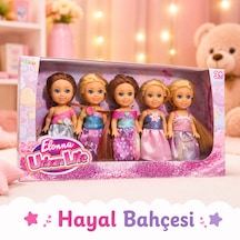 5'li Oyuncak Bebek Seti Çok Renkli