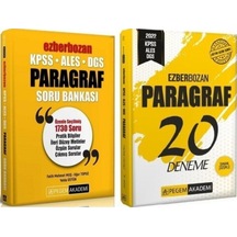 Pegem Kpss Ales Dgs Paragraf Ezberbozan Soru + 20 Deneme 2 Li Set Yayınları