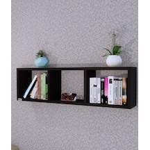 Raf Kitaplık Siyah Yatay Raf ,dekoratif Raf,aksesuar Raf Kitaplık Siyah Yatay Raf ,dekoratif Raf,aksesuar