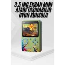 Game Box Oyun Konsolu 500 Retro Oyunlu Mini Taşınabilir 3 İnç - Lisinya