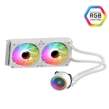 Gametech Hydra 240mm Beyaz Dereceli Argb Sıvı Soğutma Sistemi