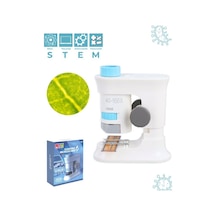 Temel Taşınabilir Standlı Çocuk Mikroskobu 40x 160x, Stem Eğitim Mikroskobu