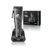 V-880c Profesyonel Saç Kesme Makinesi 7200 Rpm Seramik & Mım Çelik Bıçaklı Şarjlı Tıraş Makinesi 10 Taraklı - Clipper