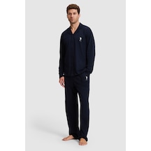 U.S. Polo Assn. Erkek Lacivert Pijama Takımı 50333265 Vr033