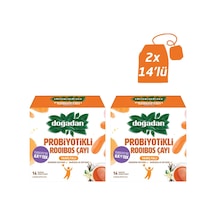 Doğadan Probiyotikli Rooibos Vanilya Süzen Poşet Karışık Bitki Çayı 2 x 14'lü