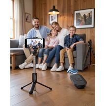 Kumandalı Tripod Telefon Tutucu 360 Derece Dönebilen Uuczselfieçubuğu3