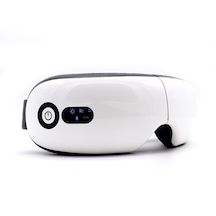 Isı, Hava Basıncı Ve Titreşim Masajı İle Bluetooth Şarj Edilebilir Göz Masajı Beyaz