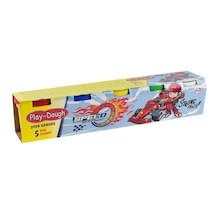 Oyun Hamuru 5 Renk F1 Yarışçı 5 100 Gram
