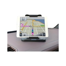 Dashanshop Black- Araç Telefon Tablet Navigasyon Braketi Merkez Konsol Yatay Dikey Ekran Universal Taban Çok Fonksiyonlu Destek Klips