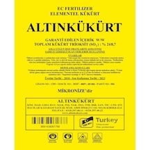 ALınkükürt Elementel Toz Kükür.T 25 KG