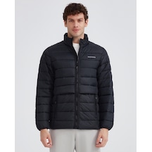 Skechers M Outerwear Padded Jacket Erkek Siyah Mont S231242-001 Siyah