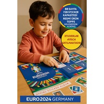 Topps Euro 2024 Sticker Albümü 88 Sayfa - Koleksiyon Başlasın