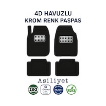 Subaru Xv Hasırlı 4d Havuzlu Krom Oto Paspası