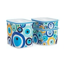 Tupperware Su Nazar Boncuk Set 3'Lü Saklama Kabı