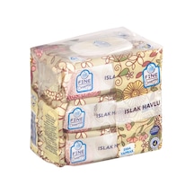 Fine Dreaming Aile Islak Havlu 3 64lü Alkol Paraben Sabun Fitalat İçermez 3'li Ekonomik Paket - Tarı 3'lü Set