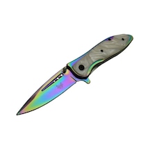 Da76-1 Çakı Renkli Sedef 20 Cm Manuel, Kemerlikli Çok Renkli
