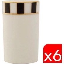 Porland Palms Kürdanlık 6cm 6 Lı 04alm005901 Beyaz - Siyah Porland Palms Kürdanlık 6cm 6 Lı 04alm005901 Beyaz - Siyah