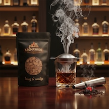 Viski & Kokteyl İçin Napolyon Kiraz Ağacı & Vanilya Aroma Tütsüleme Talaşı