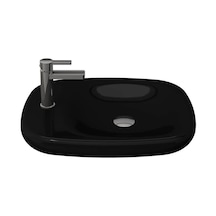 Bocchi Fenice Çanak Lavabo 54 cm Parlak Siyah 1489-005-0126