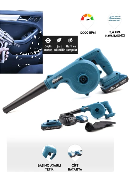 Branzeg BRZBH221 Şarjlı Hava Üfleme Makinesi