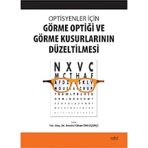 Optisyenler İçin Görme Optiği ve Görme Kusurlarının Düzeltilmesi- Nobel Tıp Kitabevleri