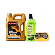 Petrol Ofisi Maxima PG 5W-30 3.2 L + Oto Şampuan 1000 ML + Yıkama Süngeri
