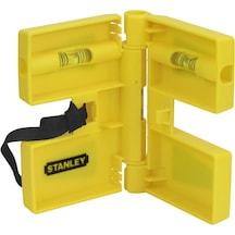 Stanley Direk Su Terazisi İle Entegre Edilmiş Mıknatıs, 3 Roehrenlibellen, Katlanabilir, 10 X 14 Cm 0 47 720