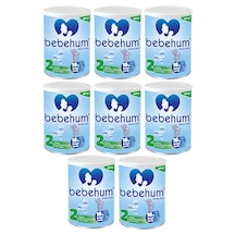 Bebehum 2 Numara Teneke Devam Sütü 6-9 Ay 400 gr x 8 Adet