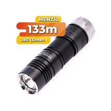 Niteye MSC10 280 Lümen LED El Feneri Siyah