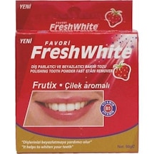 FRESH WHİTE ÇİLEK AROMALI DİŞ TOZU 50 G