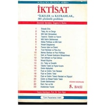 İktisat İlkeler Ve Kavramlar Cem Alpar   ( 2.EL) İADESİZ
