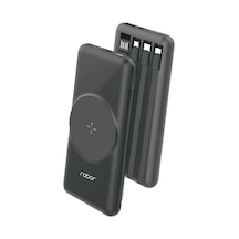 Robor R712 Taşınabilir 10.000 Mah Powerbank - Entegre Kablolu Ve Kablosuz Şarj 30.000 Mah