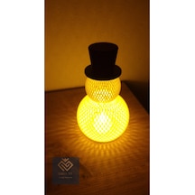 Mum Led Işıklı Kardan Adam Biblo