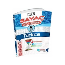 8. Sınıf Türkçe SayAÇ 20 Lİ Deneme - Evrensel İletişim Yayınları